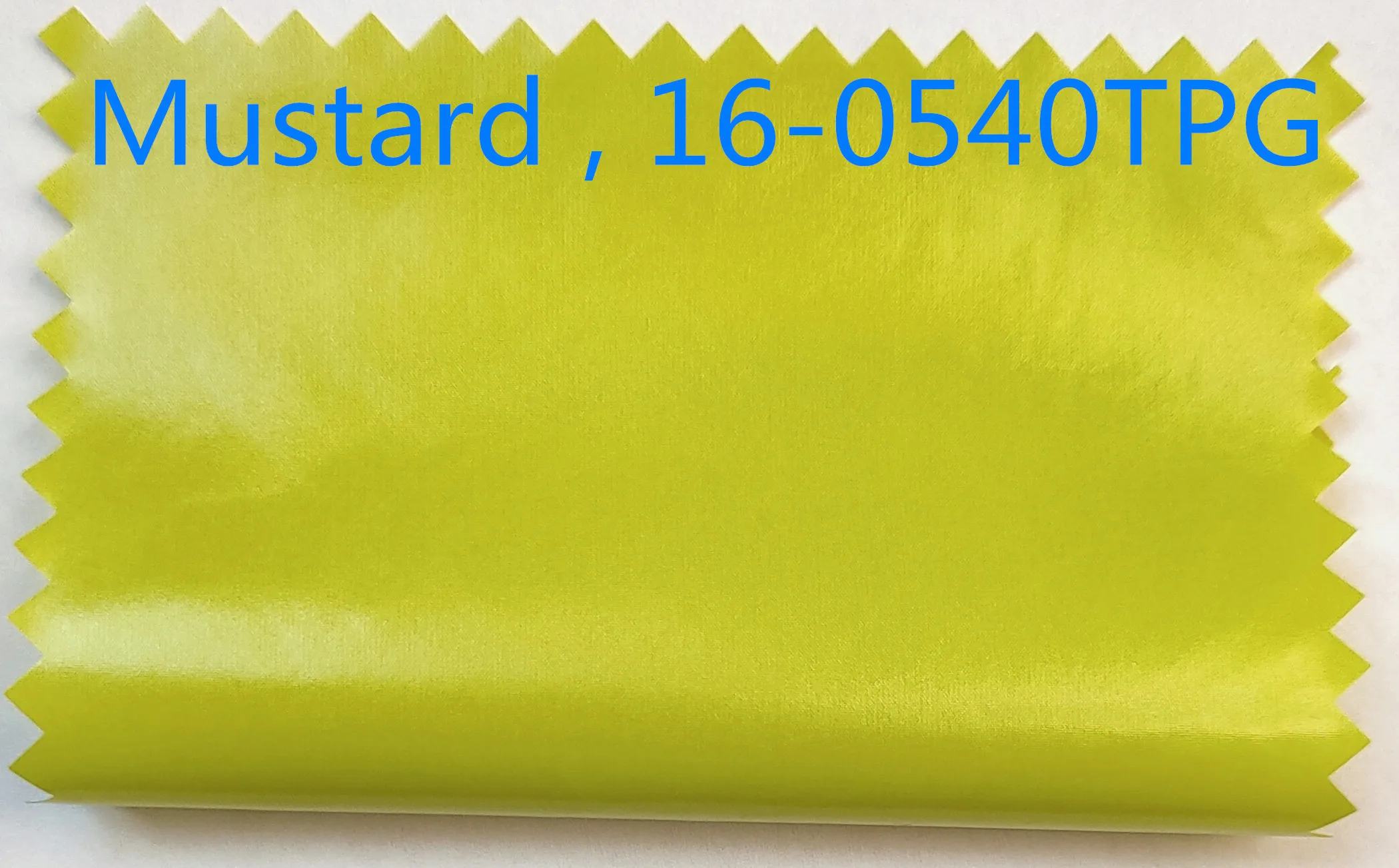 Tecido de tafetá pu super brilhante de nylon 380T, à prova de óleo, à prova d'água, sem lavagem, jaqueta fluorescente, jaqueta acolchoada de algodão neon