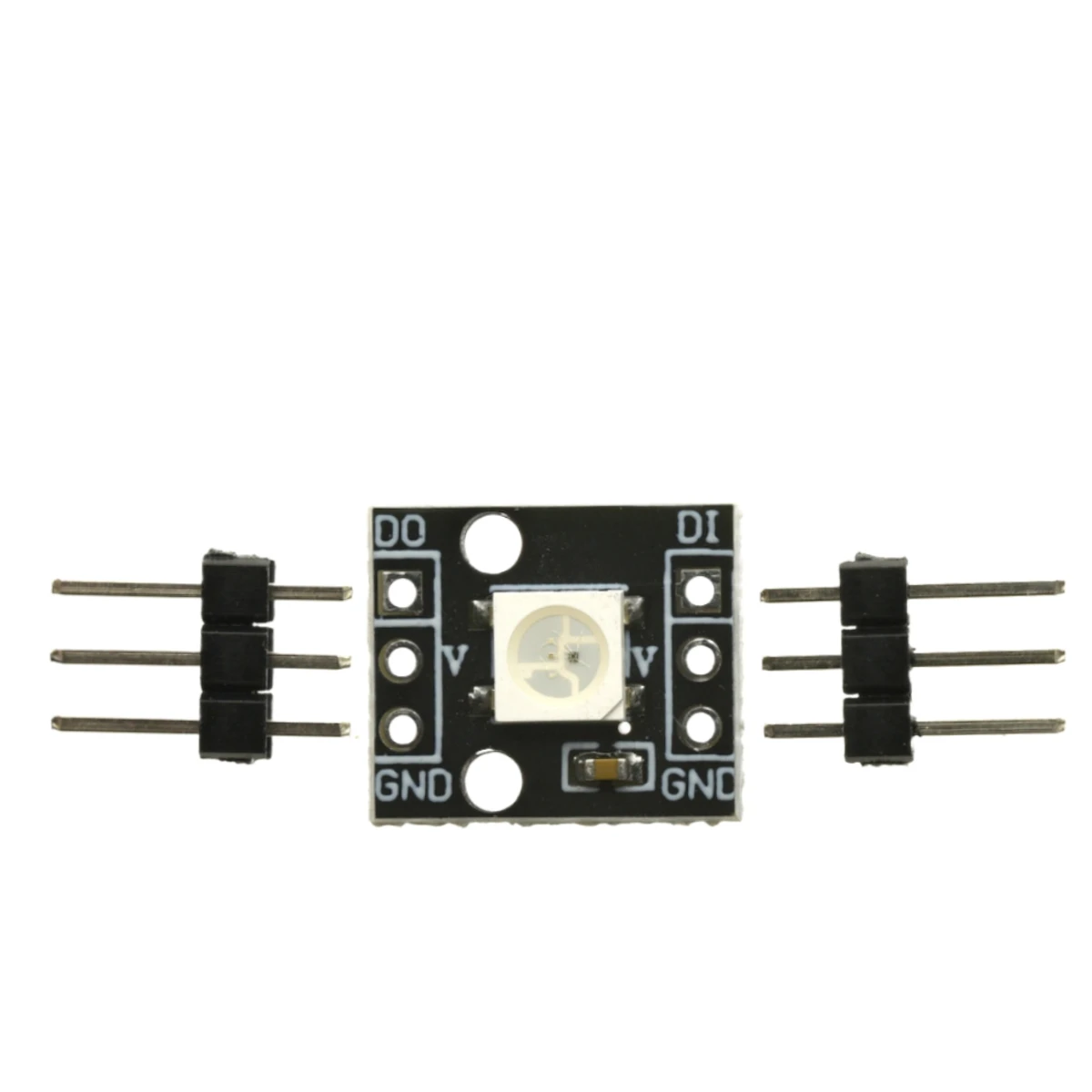 1-10 Uds bloque de construcción electrónico uno RBG 1Bit baja potencia larga vida útil WS2812B serie 5050 módulo LED a todo color