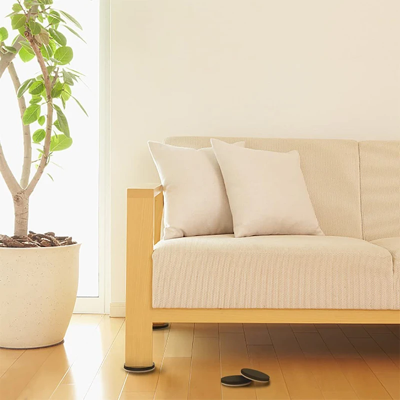 16 Chiếc Di Chuyển Đồ Đạc Miếng Lót Nỉ Dày Dặn Đồ Nội Thất Người Trợ Giúp Thanh Trượt Nặng Bề Mặt Cứng Ghế Sofa Chân Chân Tầng Bảo Vệ