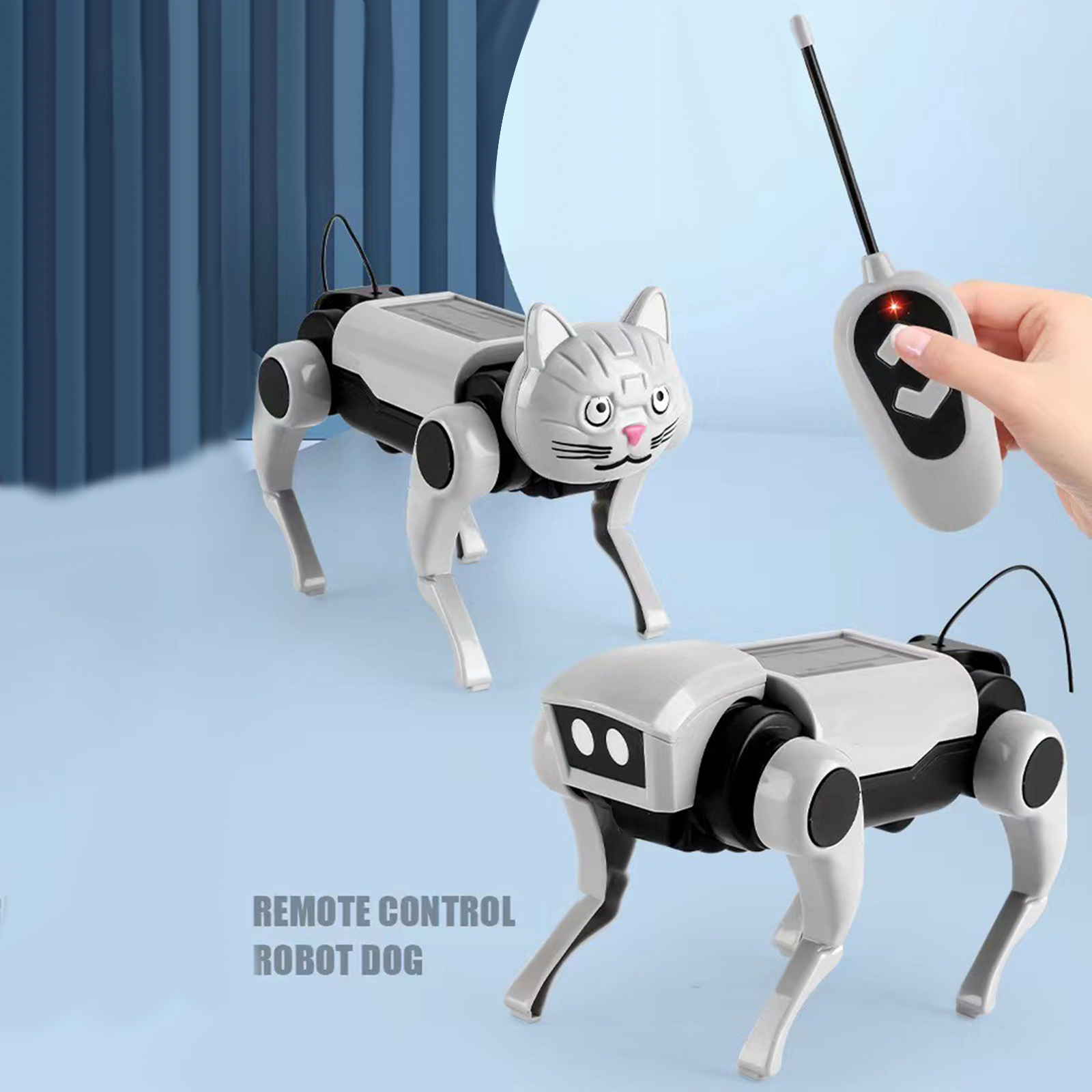 Electric Mechanical Dog Model Building Kits Children Educational Toy Robotic Dog Gift for Girls Kids Boy Children Holiday Gifts