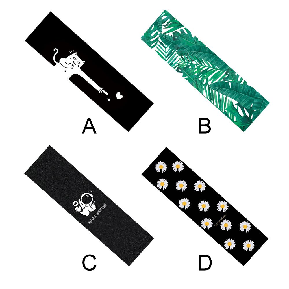 Portable Self-adhesive Waterproof Skateboard Sandpaper Electric Scooter Skate Board Deck Sticker Grip Tape
