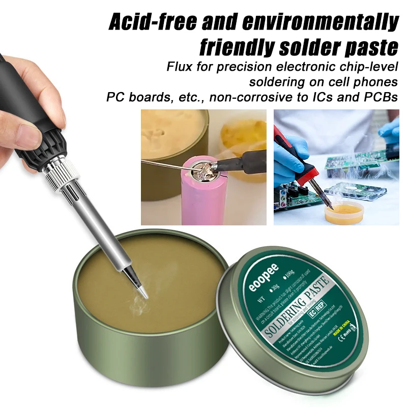 30/100g Soldering Paste Rosin Flux Lead-free Professional Welding Flux Welding Solder Paste for Circuit Soldering Components
