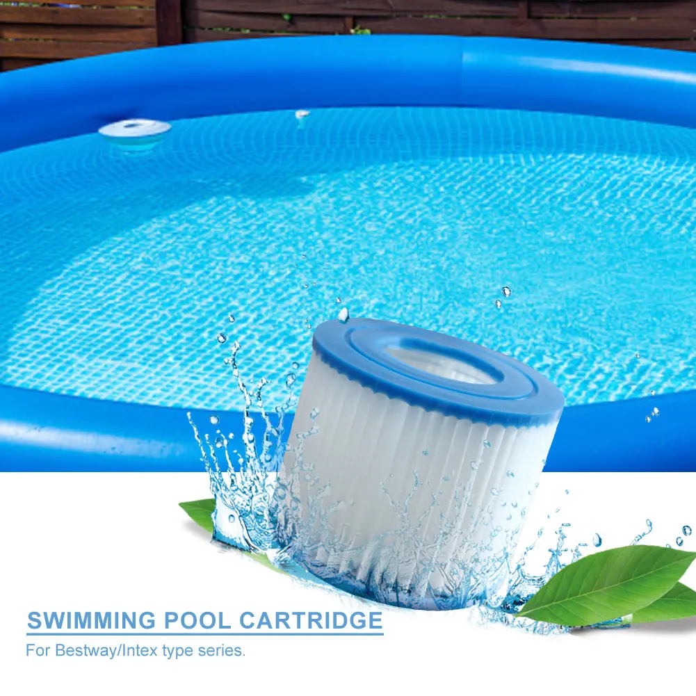 1-10PCS Replacement Swimming Pool Filter Fit for Flowclear Size VI Filter Cartridge Lay-Z-Spa-Miami Vegas Palm Springs