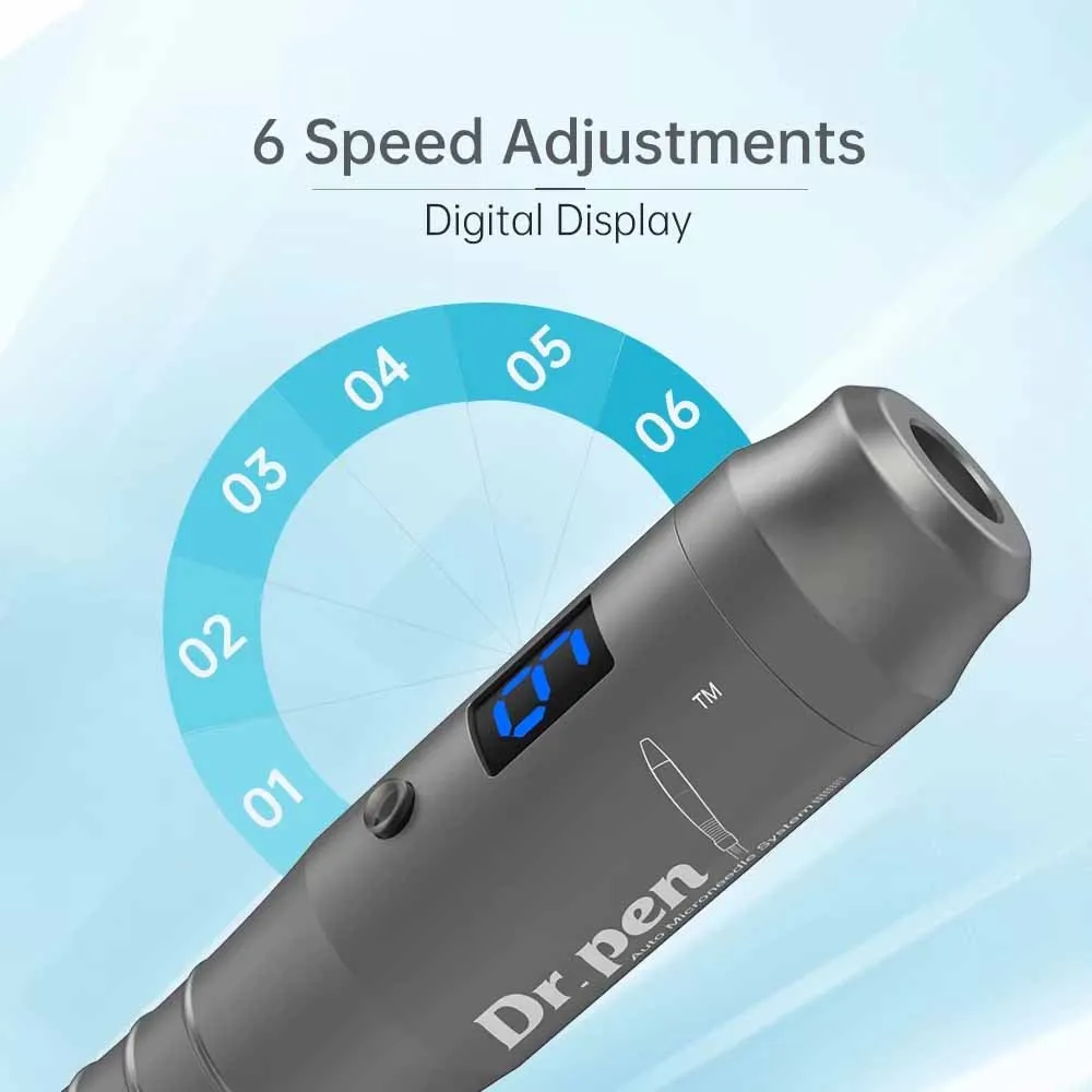 Drpen M8 マイクロニードリングマシンマイクロニードル 20 個カートリッジ DermaPen タトゥー Derma ペン DrPen Dermal