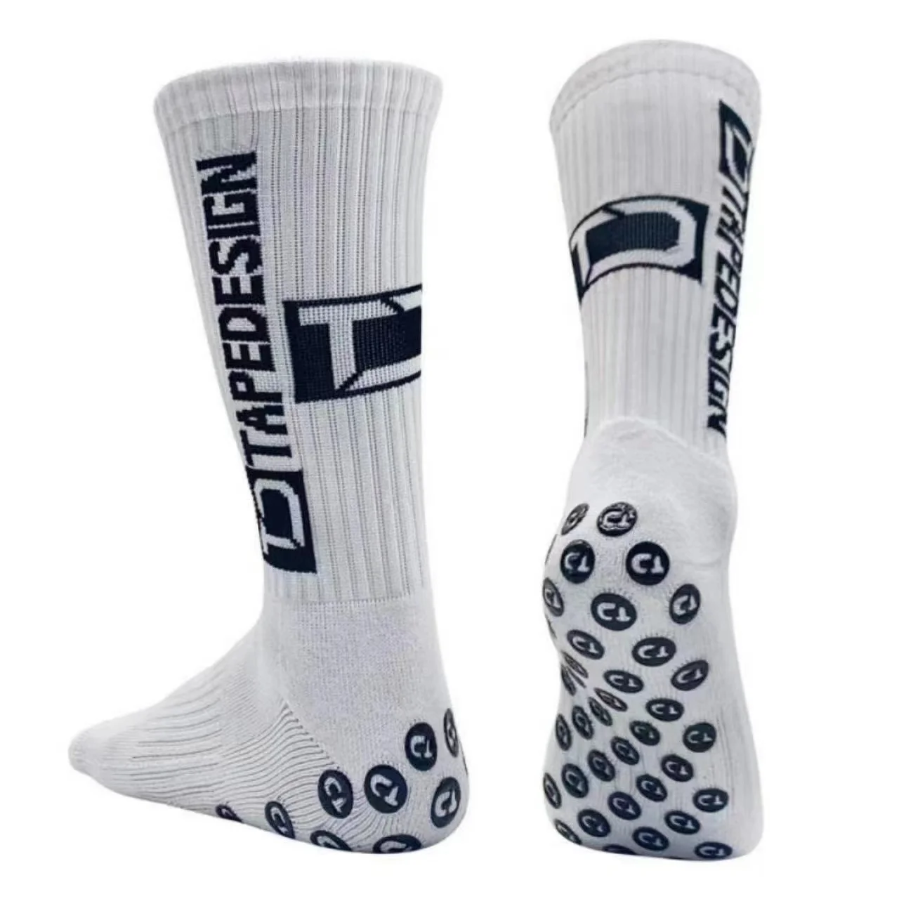 6 pares de meias de futebol meias esportivas masculinas meias de meia panturrilha silicone antiderrapante dot meias basquete yoga