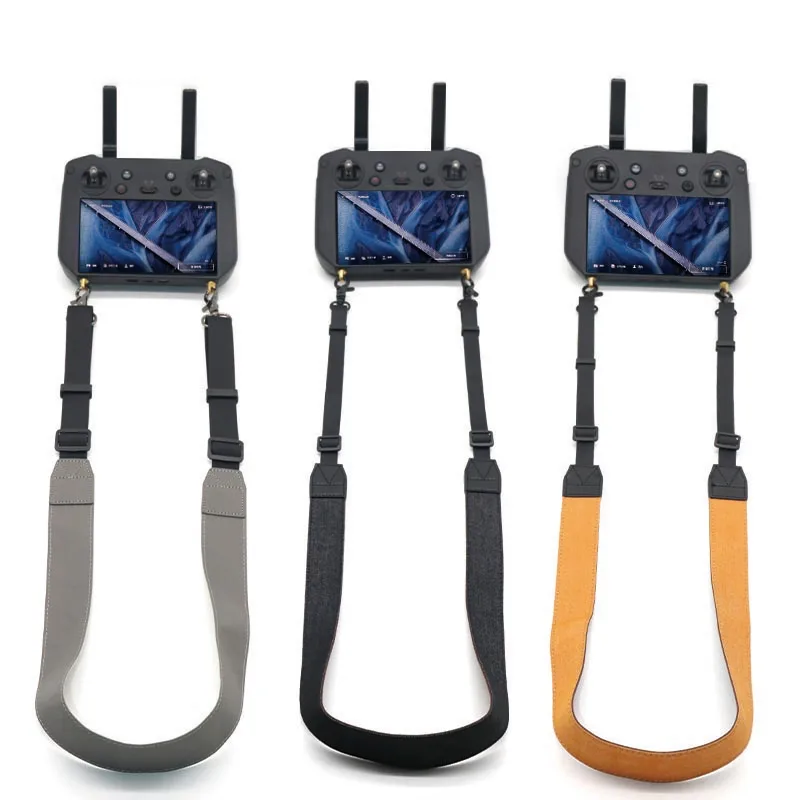 Cordón de control remoto para DJI RC/RC 2/RC PRO, correa ajustable para el cuello con correas para colgar pantalla para Mini 3/3Pro/Mavic 3/Air 3