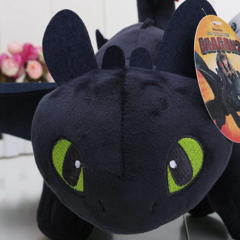 20-65 ซม.Plushies ของเล่นมังกร Kawaii สีขาวสีดําไดโนเสาร์ตุ๊กตาสัตว์ตุ๊กตาของเล่นสต็อกตุ๊กตาเด็กของขวัญวันเกิดสําหรับเด็ก