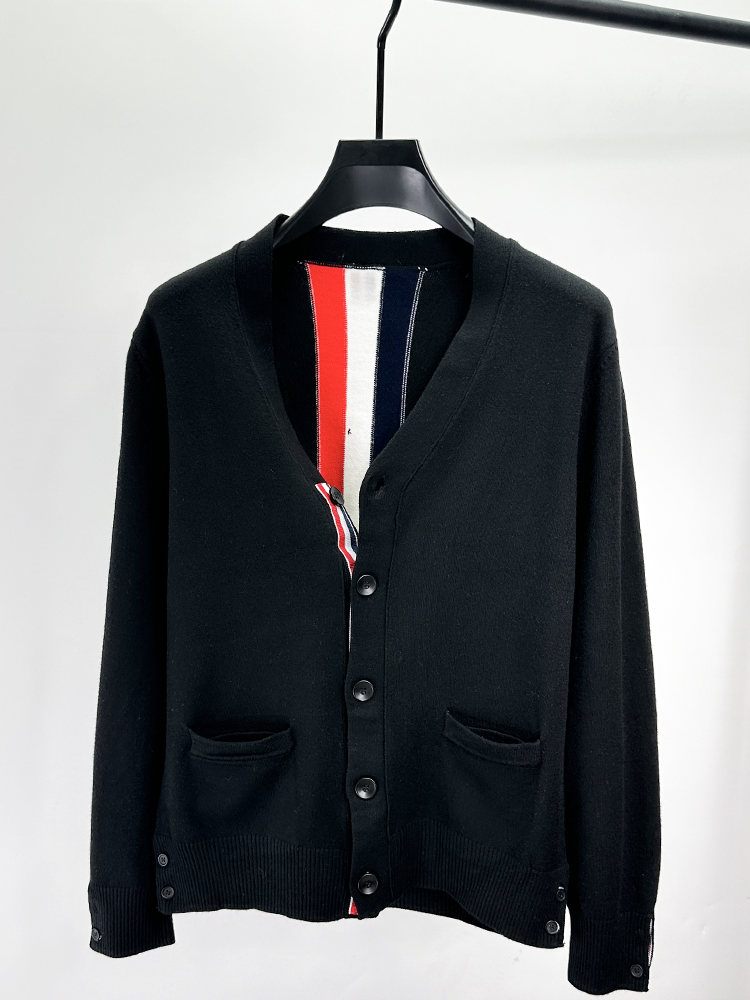 Camisola de cardigan de alta qualidade masculina, jaqueta de outono e inverno, estilista, solta casual, malhas coreanas com decote em v, nova