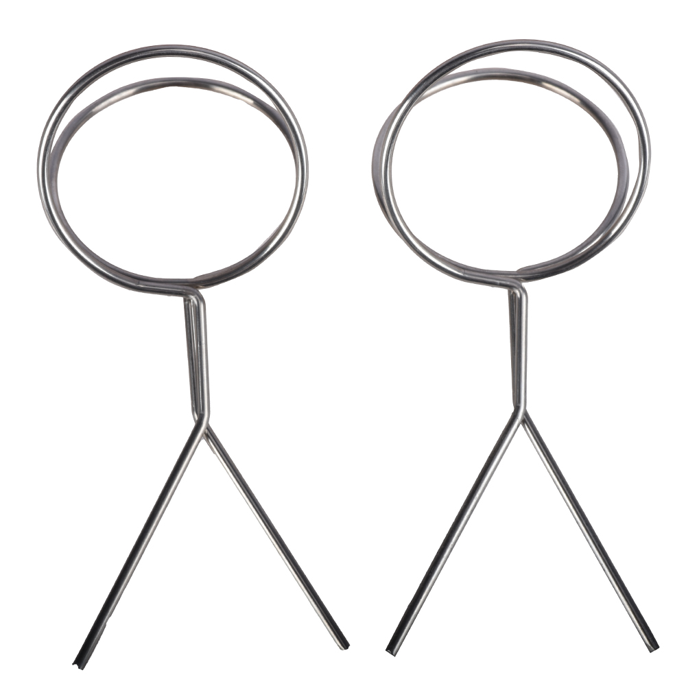 2pcs Golf Ball Retriever 60 มม.คลิป Grabber,ลูกกอล์ฟรถกระบะเครื่องมือ Picker สําหรับ Practice,การฝึกอบรม & Park อุปกรณ์กอล์ฟ