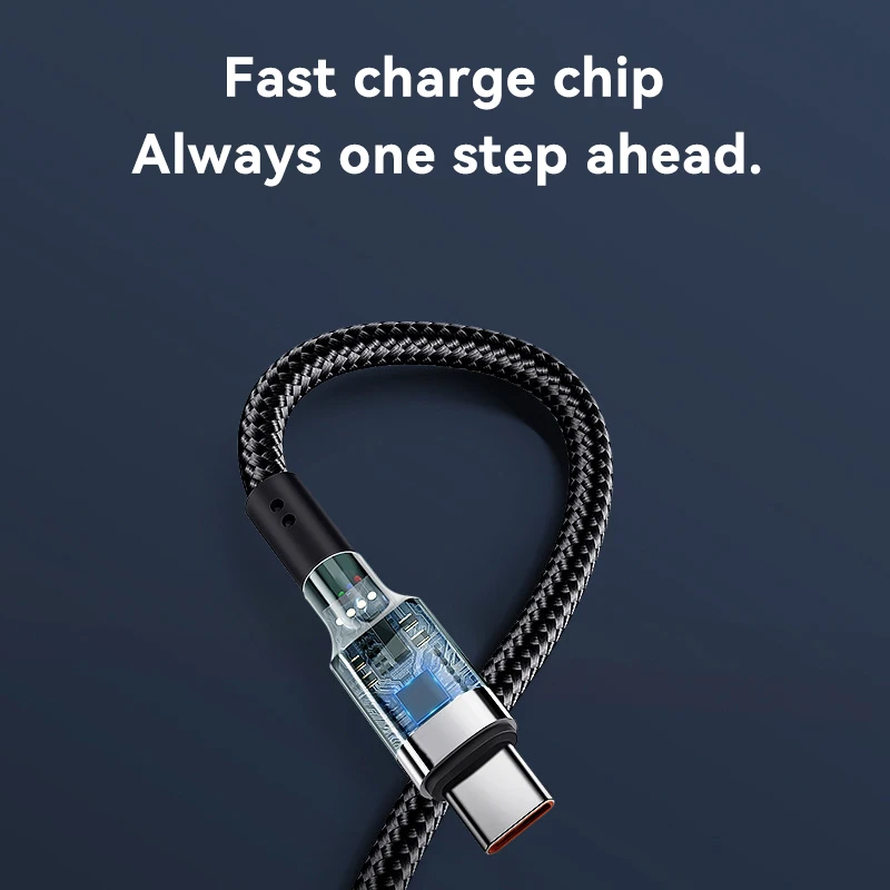 Xiaomi PD 120W Dual Type-C Data Cable Super Fast Charging Usb C To C Data Cord For Samsung Iphone 15 Pro Max Quick Charger Cable