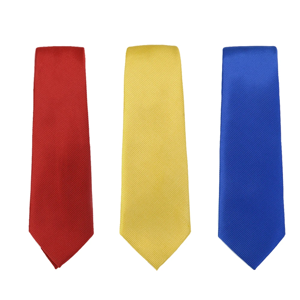 Corbata clásica de 7,5 cm, corbata de negocios, Color sólido, vestido de boda a juego, camisa, traje, corbata para hombre, accesorios de Gravat a rayas sólidas a la moda