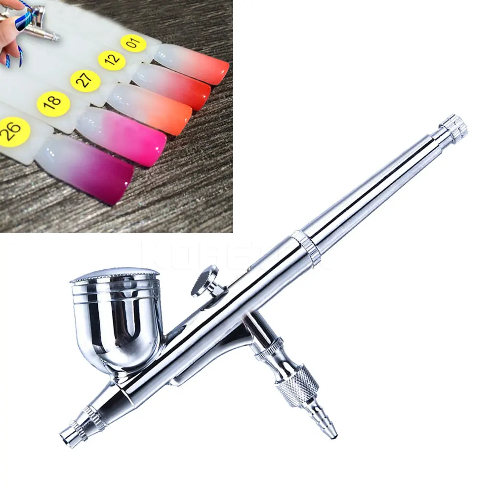 New 0.3mm Dual Action Airbrush Spray Gun Airless Air Gravity Model Feed Spray Gun For Body Painting and Model Painting Nail Tool