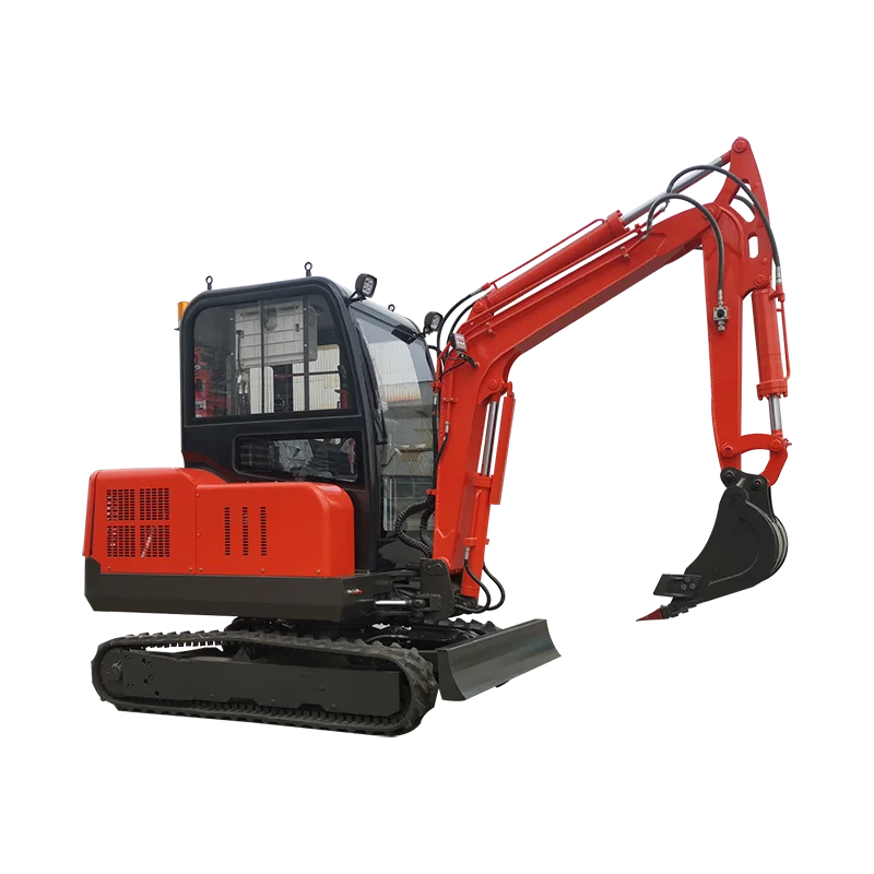 Nueva microexcavadora retroexcavadora multifunción, miniexcavadora hidráulica agrícola de 3 toneladas, personalización de excavadora sobre orugas, puerta a puerta