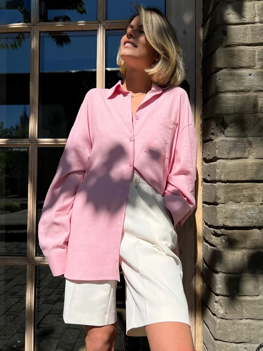 Wolfeel-pantalones cortos de cintura alta para mujer, Shorts informales holgados de pierna ancha, color sólido, Y2k