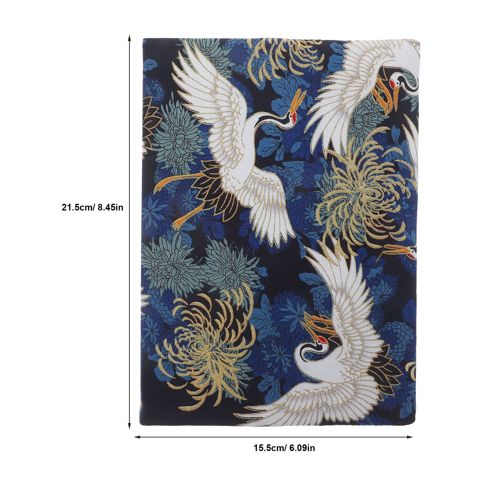 Bucheinband, Hüllenschutz, A5, Buchumschläge, Hardcover, weicher Stoff, Buchschutz, Blumenmuster, verstellbare Buchhülle, Notizbuch