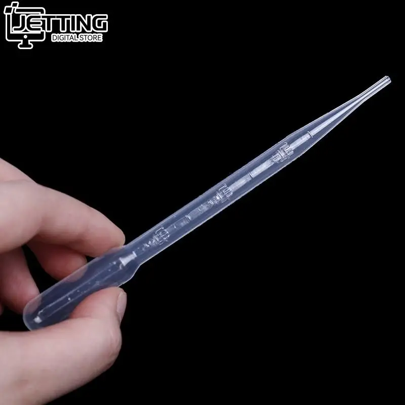4 3ML Phòng Thí Nghiệm Dụng Cụ Pipet Nhựa Dùng Một Lần Tốt Nghiệp Pasteur Pipet Ly Đá Poly Dụng Cụ Trang Điểm