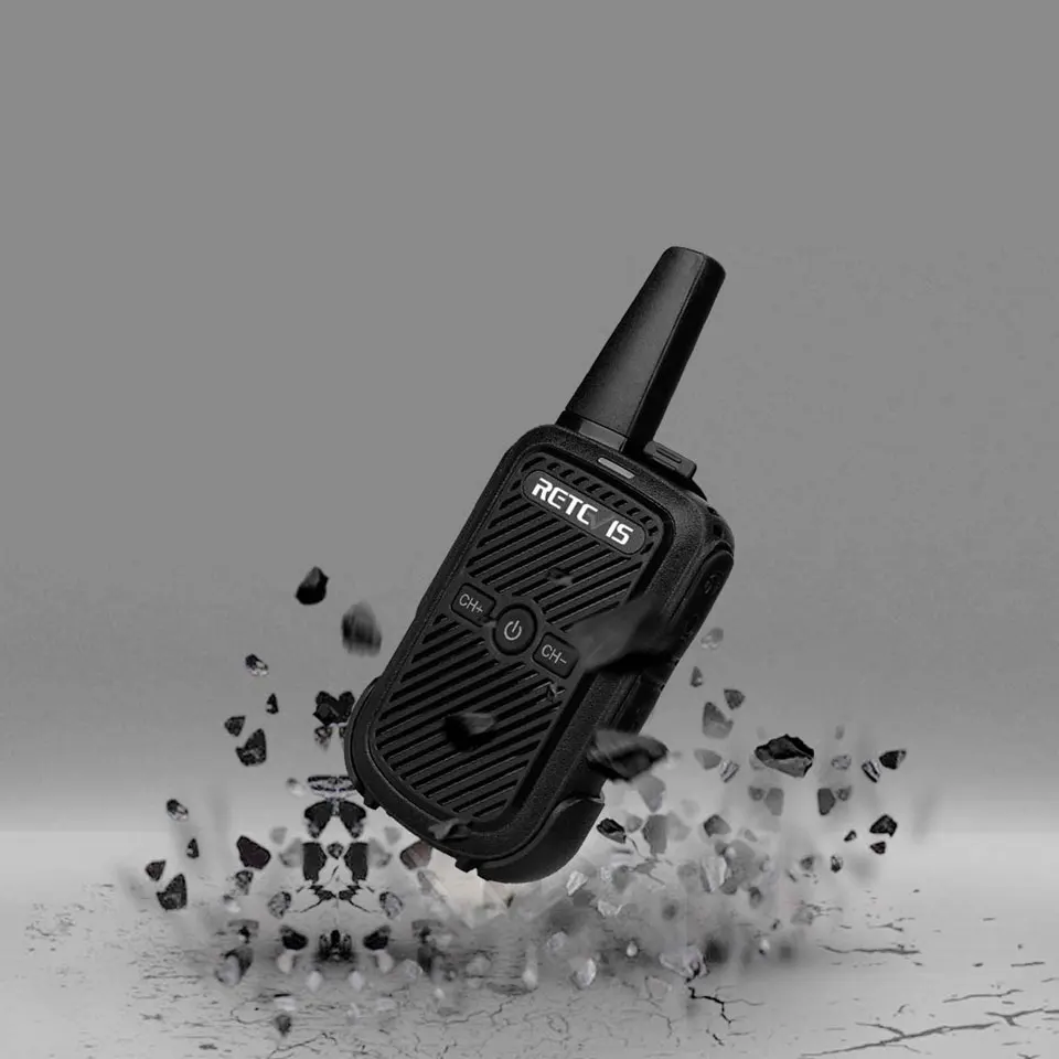 Mini-Walkie-Talkie Retevis RT15 Tragbares Funkgerät Tragbarer Funkkommunikator Walkie-Talkies 1 oder 2 Stück für die Hoteljagd