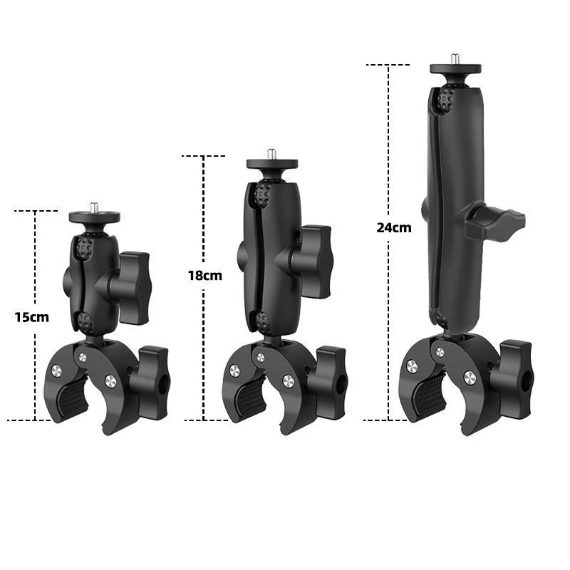 Soporte de superabrazadera para cámara, soporte para manillar de motocicleta y bicicleta, accesorios para Go Pro 13 12 11 Insta360 X3 X4 DJI