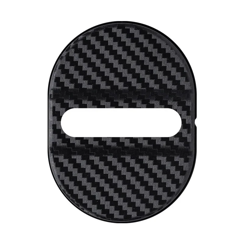 4 個車のドアロック保護カバープラスチッククッション防錆スリーブ車のドアロックカーアクセサリー