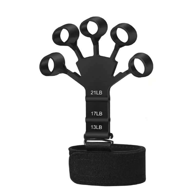 Nouvel entraîneur de doigts en Silicone, civière de poignet à 5 doigts, récupération de force des doigts, entraîneur de Flexion et d'extension de veines
