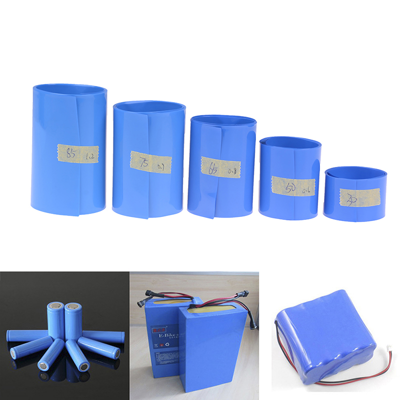 18650 Li-Ion Batterij Krimpkous Wrap Huid Pvc Krimpbare Film Tape Mouwen