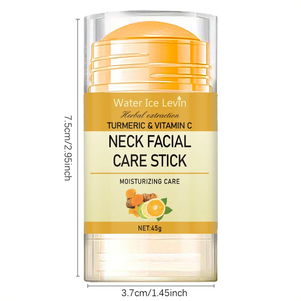 Kurkuma und Vitamin C Hals Gesichtspflege Faltenlinien Lifting Whitening Straffen Sie das Doppelkinn Anti-Age-Verjüngung Hautpflegeprodukt