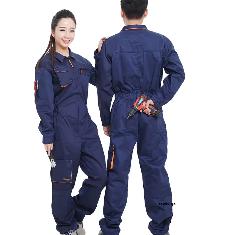 Langarm Overalls Casual Arbeits Overalls Plus Größe 4xl 5xl Männer Frauen Arbeit Kleidung Uniformen Arbeitskleidung Arbeits Anzug Für Hushand