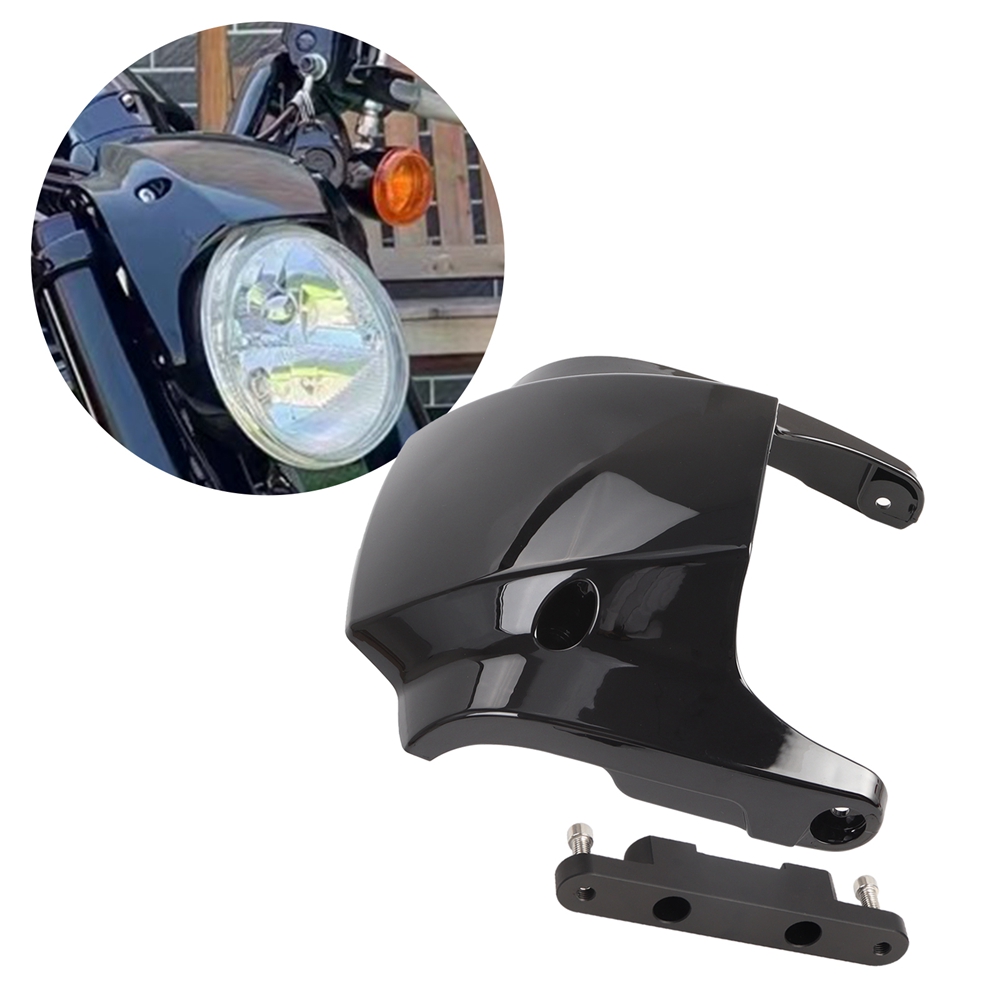 オートバイのヘッドライト用フェアリングカバー,ハーレーvロッド用ヘッドランプ,ナイトロッド,2002-2011