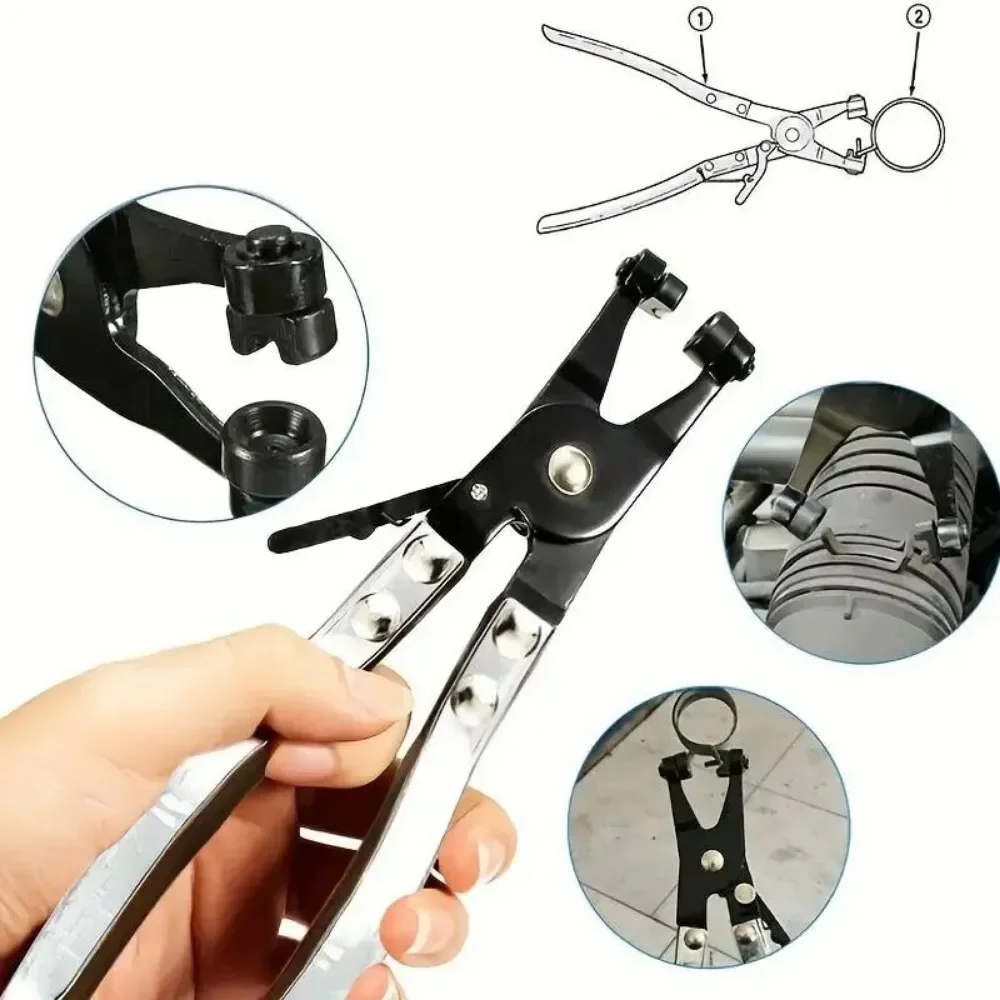 Auto Wasser Zange Klemme Rohr Schlauch Clip Schwenk Antrieb Backe Locking Werkzeug Entfernung Und Installation Von Flachband Schlauch Klemmen