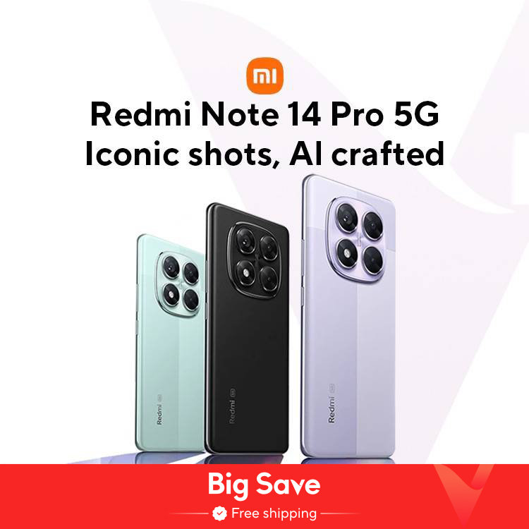 World Premiere Redmi Note 14 Pro 5G Global Version Smartphone Dimensity 7300-Ultra NFC 200MP Camera 1.5K 120Hz AMOLED Display