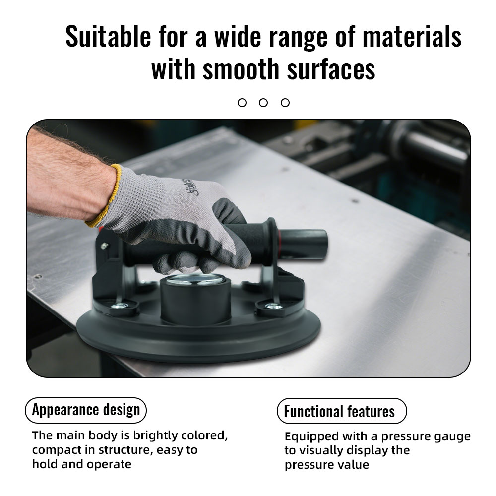 Vacuümzuignap 250 kg draagvermogen 8 inch vacuümzuignap Zware lifter voor graniet tegels glas Handmatig tillen