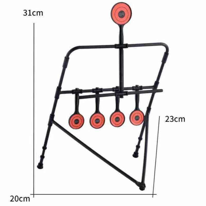 Five Objective Family Practice BB Target Frame Children's Automatic Reset Shooting Target Air Gun Shooting Practice Target