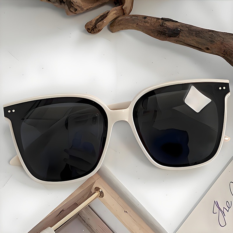 Gafas de moda estilo Retro de Hong Kong de gran tamaño para mujer, accesorios decorativos de moda para ocasiones especiales diarias