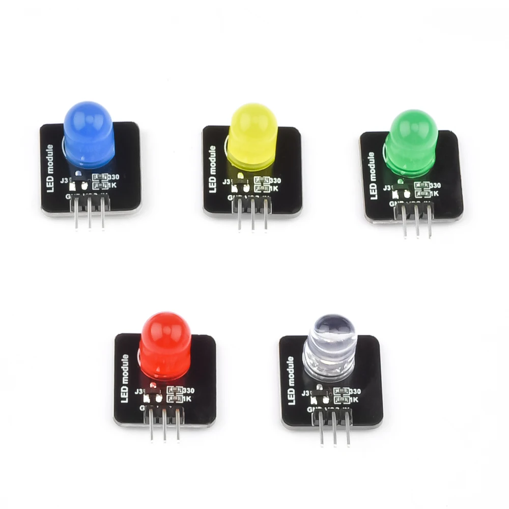 DC 3.3V-5V 10Mm Đèn Mô Đun Đèn Led Cảm Ứng Đèn LED Chỉ Báo Đèn Ống mô Đun Cho Arduino