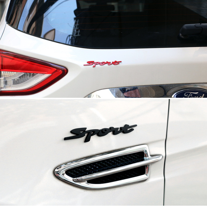 トランク用3Dメタルステッカー,車のレーシングスポーツワードステッカー,防水ロゴ,エンブレムステッカー,カーアクセサリー