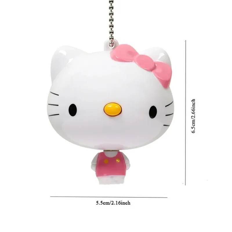 Sanrio Hello Kitty Retractable Tape Measure - Adorable Mini Ruler with Charm, Portable Measuring Tool for DIY & Crafts