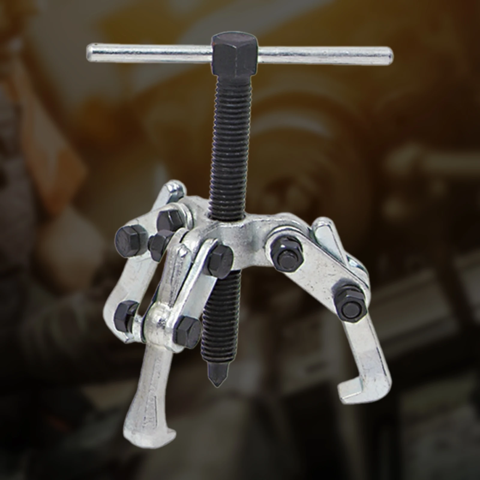 Extractor de cojinetes de alta resistencia, 2 mandíbulas, 3 mandíbulas, herramienta de reparación de automóviles, extractor de engranajes de mandíbula de forja, sujeción ajustable de 10 a 60mm