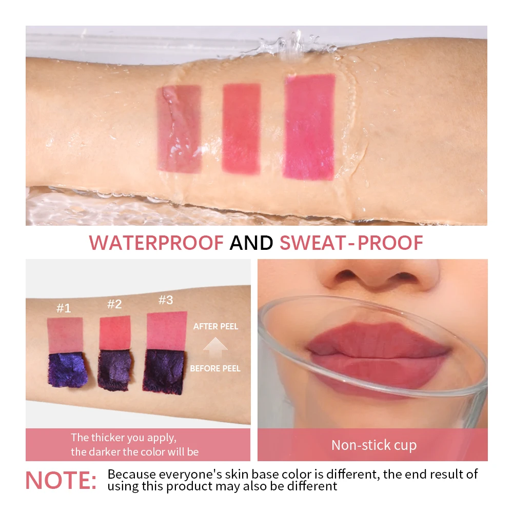 Tintas de labios de larga duración, tinte de labios mate coreano, tuco mate para labios, envío gratis, lápiz labial líquido, maquillaje resistente al agua