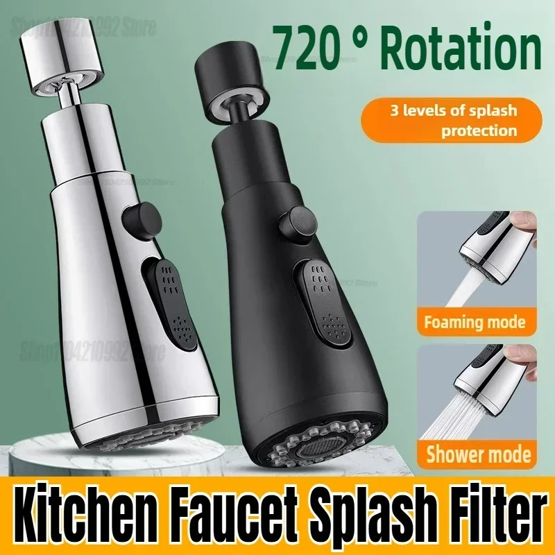 3 em 1 cozinha substituível torneira pulverizador bico abs durável água bacia pia chuveiro spray cabeça hidrante multifuncional