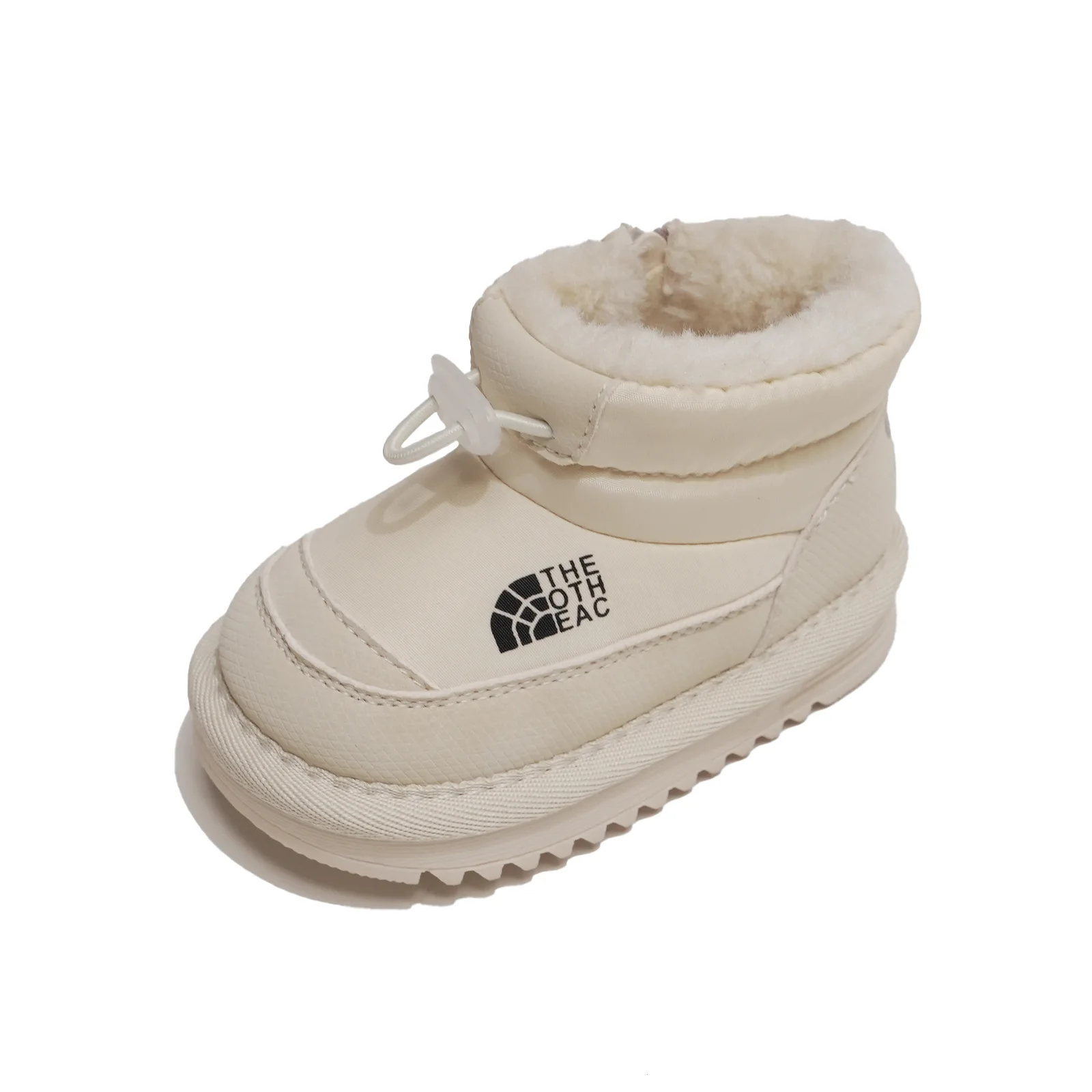 Inverno botas de neve do bebê meninos neve prevenção de vento sapatos de algodão meninas bonito fivela design botas de neve crianças anti-deslizamento sapatos quentes
