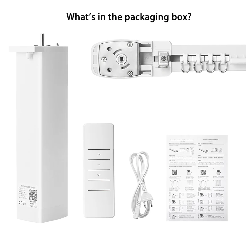 ล่าสุด Tuya ไฟฟ้า wifi ผ้าม่านมอเตอร์สนับสนุน Alice Google Alexa ปรับแต่งผ้าม่านราง Rod Cornice สําหรับ Smart Home