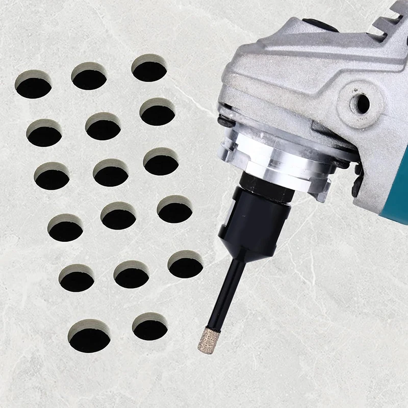 10/5/1PCS Vakuum Gewinde Löten Loch Bohrer bits M14 Keramik Fliesen Granit Marmor Winkel Grinder Bohrer set Bohren Werkzeuge Set