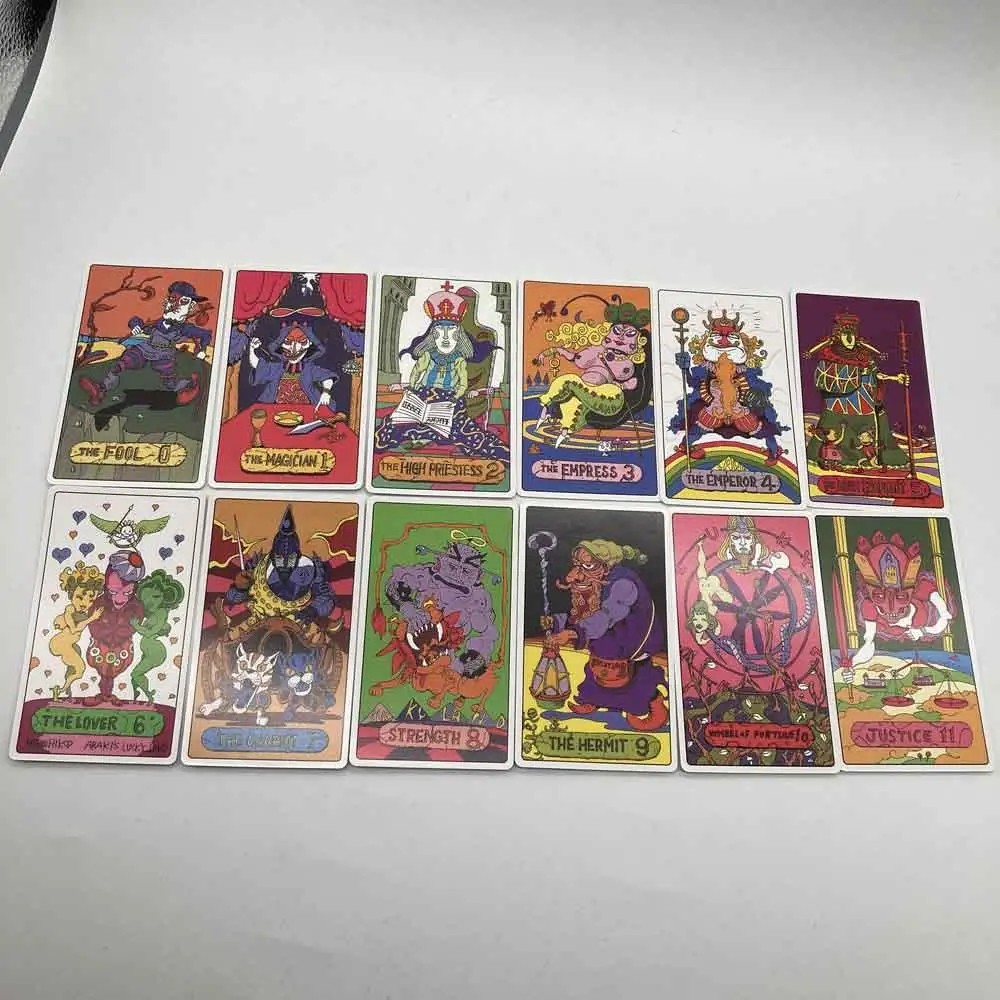 10,3 * 6 cm JoJo Tarotkarten Deck Kartenspiel 84 Stk