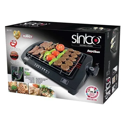 Sinbo SBG-7102 Çıkarılabilhir Baki Kisi Listrik, Kisi Tidak Sering, Panggangan Makanan, Kisi Memasak, Kisi, 2021