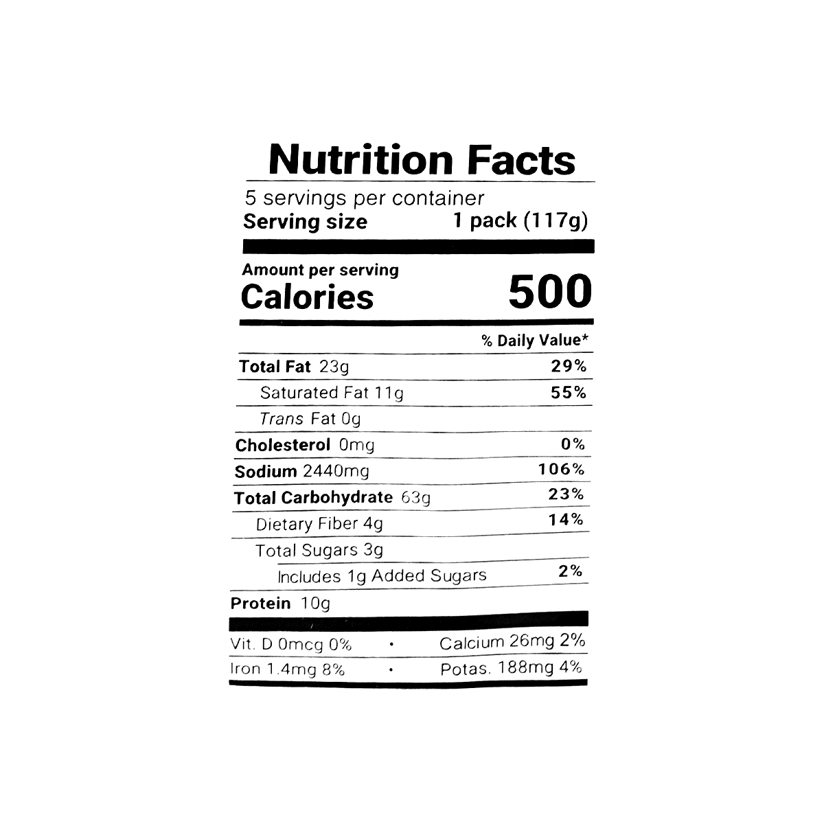 [4Packs] MASTER KONG Pkl Cabbage Beef Ndl Flv 117g*4Packs*5