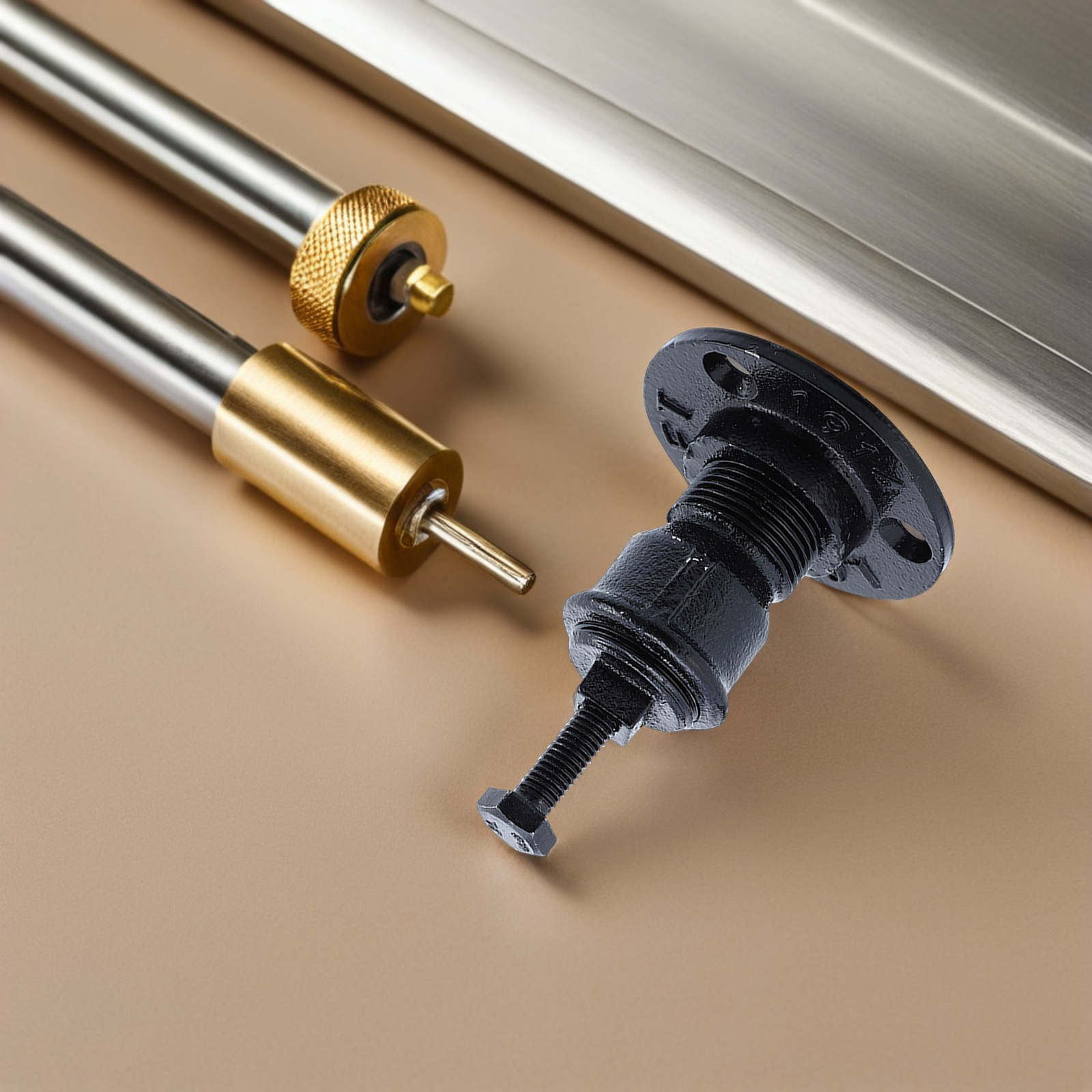 Support de main courante en fer de qualité supérieure, 2 pièces, Style industriel, Support de garde-corps d'escalier, Support de montage de remplacement pour escaliers intérieurs