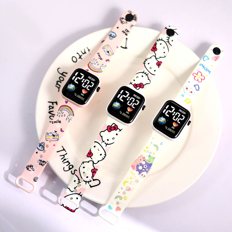 Stitch Disney นาฬิกาเด็กผู้หญิงนาฬิกาอัจฉริยะสําหรับเด็กนาฬิกาดิจิตอลนาฬิกาผู้หญิงนาฬิกา Infantil นาฬิกาเด็ก