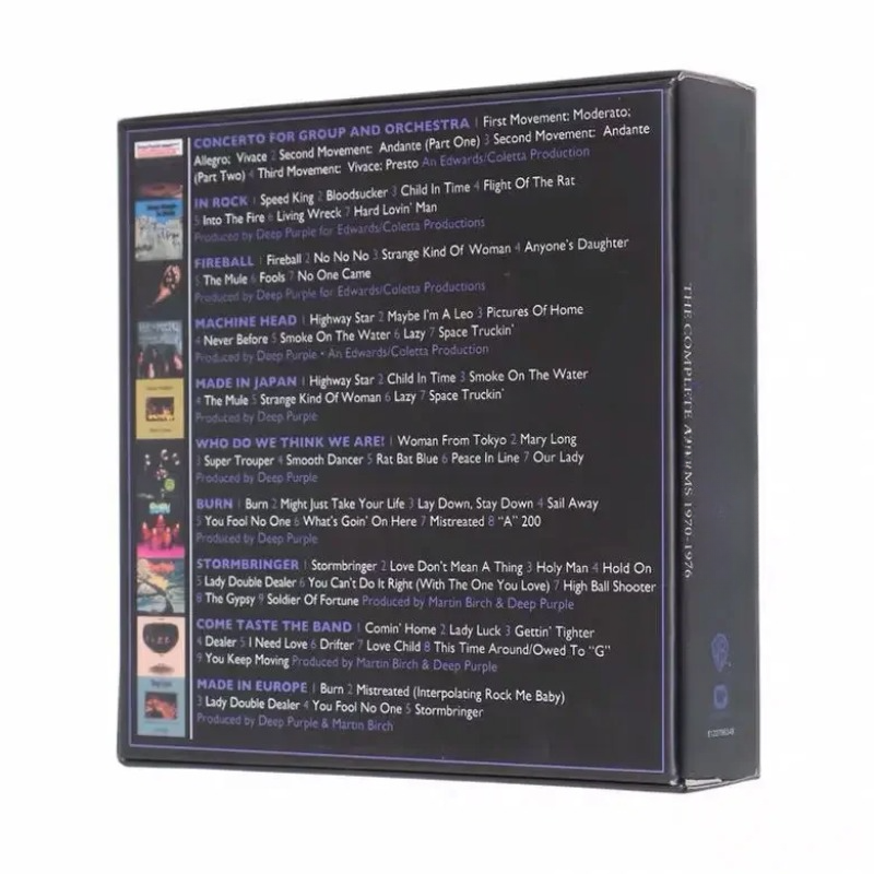 イギリスのロックバンド ディープ・パープル コンプリート・アルバム 1970-1976 10CD ヘビーメタルとモダン・ハード・ロックのパイオニア・バンド音楽 CD