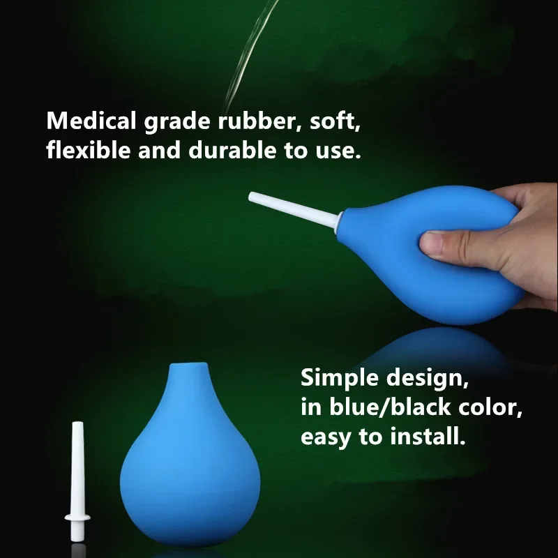 Enema Bóng Đèn Xi Nhan Cao Su Y Tế Enema Irrigator Nữ Âm Đạo Hậu Môn Khuyển Dạ Xoa Bụi Dành Cho Nữ Tính Vệ Sinh Enema Vệ Sinh Hậu Môn