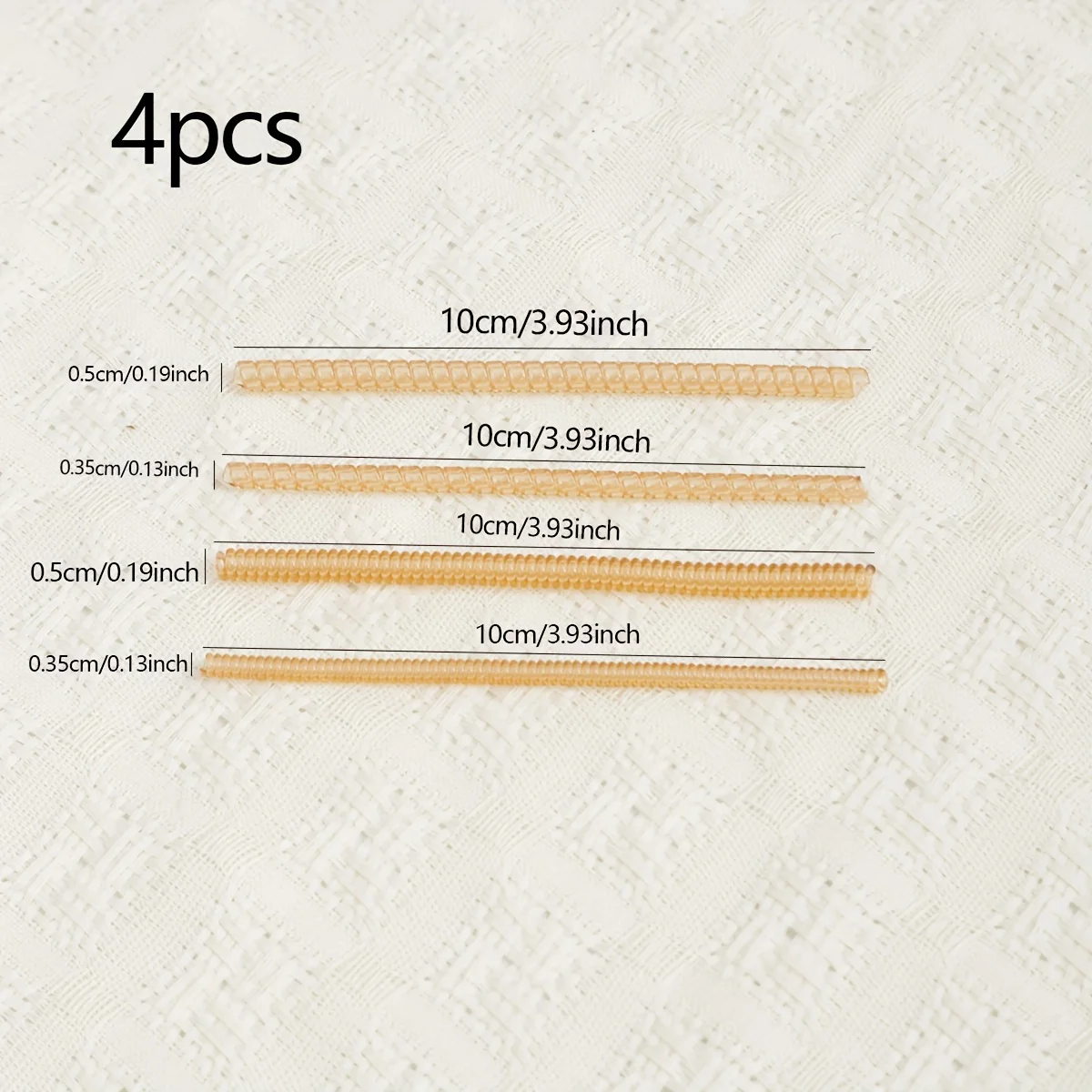 4pcs Ring Size Adjuster For  Loose Rings, Transparent Silicone Ring Resizer Ring Adjuster For Loose Rings Ring adjuster